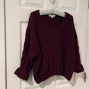 One the land chenille sweater